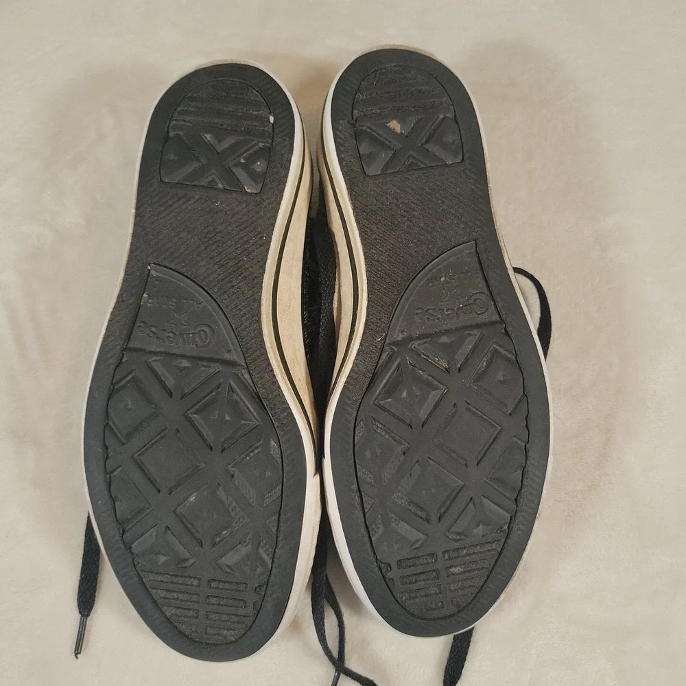 Converse Chuck Taylor All Star Black Animal Print Reflective Sneaker W Size‎ 6